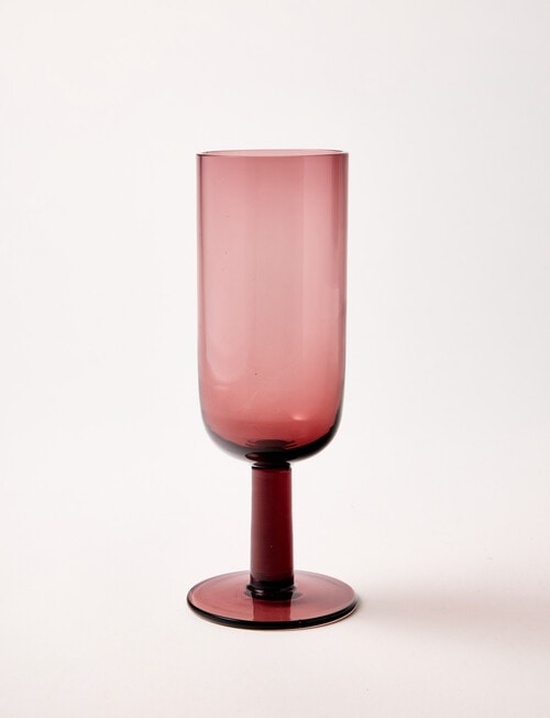 CinCin Ryder Flute Glass, Mulberry product photo