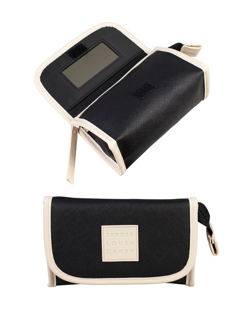 Tender Love + Carry Mirror Purse, Black & Oat product photo