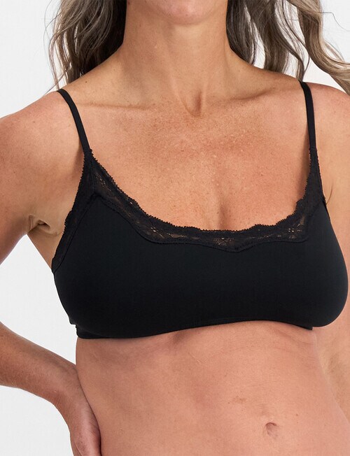 Bonds Bases Flex Lace Bralette, Black product photo