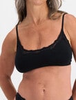 Bonds Bases Flex Lace Bralette, Black product photo View 06 S
