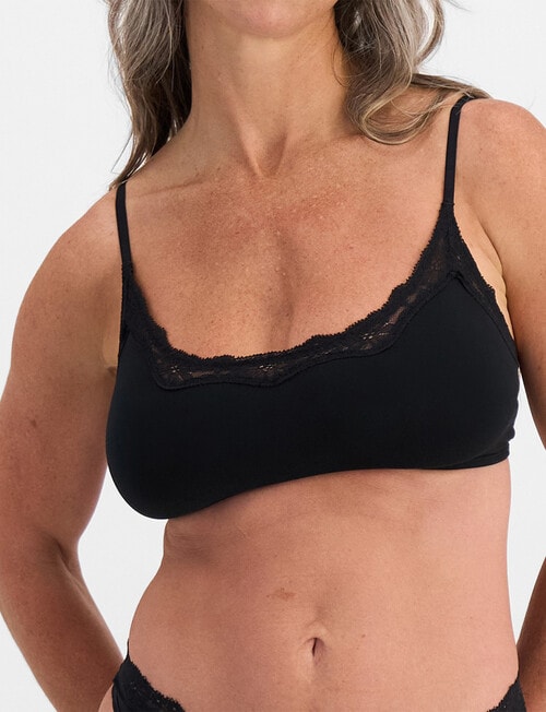 Bonds Bases Flex Lace Bralette, Black product photo View 06 L