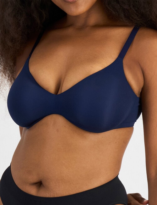 Bonds Bases Underwire U'Lined Bra, Black Sea, B-G product photo View 02 L