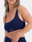 Bonds Bases Bamboo Crop Bra, Black Sea product photo View 02 S