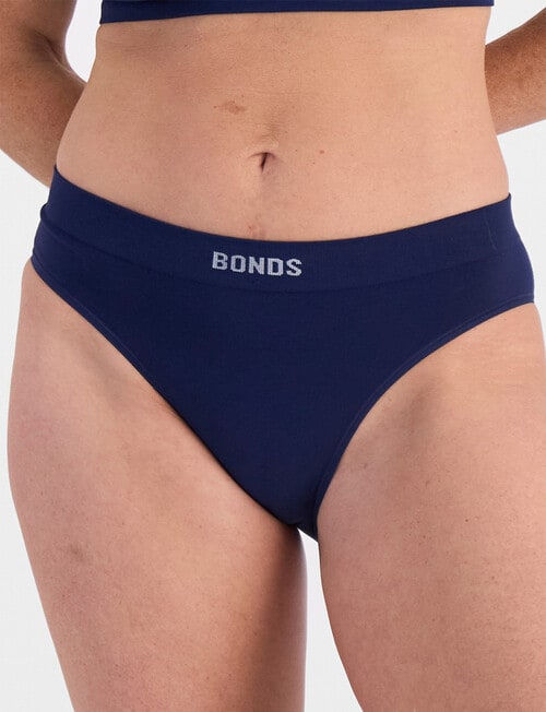 Bonds Bases Bamboo Bikini Brief, Black Sea product photo