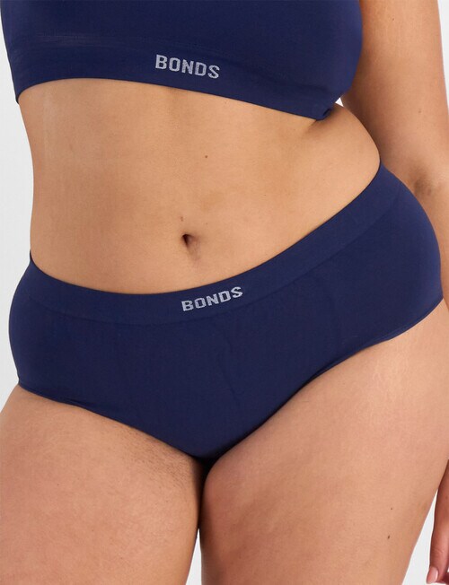 Bonds Bases Bamboo Full Brief, Black Sea product photo