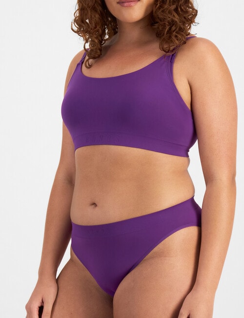 Bonds Bases Bikini Brief, Rich Amethyst product photo View 02 L