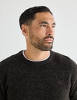 Kauri Trail Crew Neck Sweater, Dark Brown Marle product photo View 05 S
