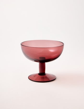 CinCin Ryder Coupe Glass, Mulberry product photo