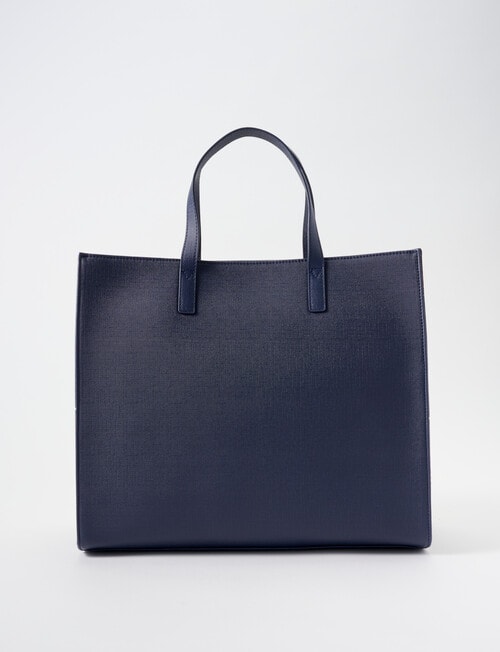 Boston + Bailey Boba Panel Tote Bag, Navy Houndstooth product photo View 02 L