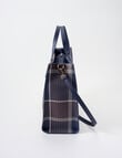 Boston + Bailey Boba Panel Tote Bag, Navy Houndstooth product photo View 04 S