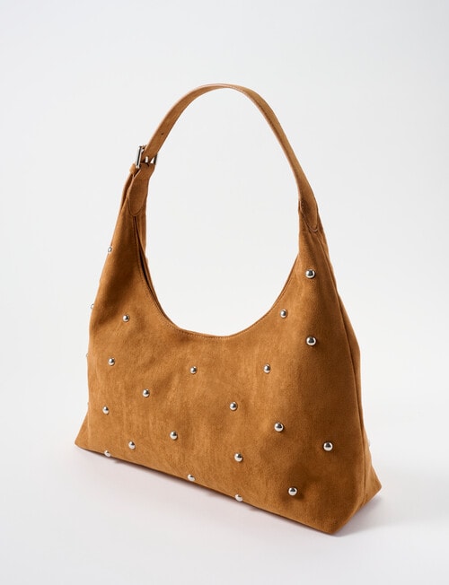 Whistle Whistle Stud Shopper Bag, Tan product photo View 03 L