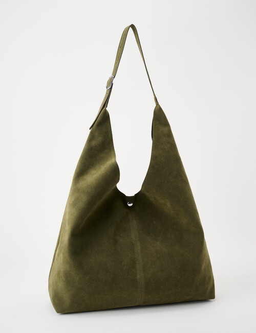 Whistle Faux Suede Tote Bag, Sea Kelp product photo