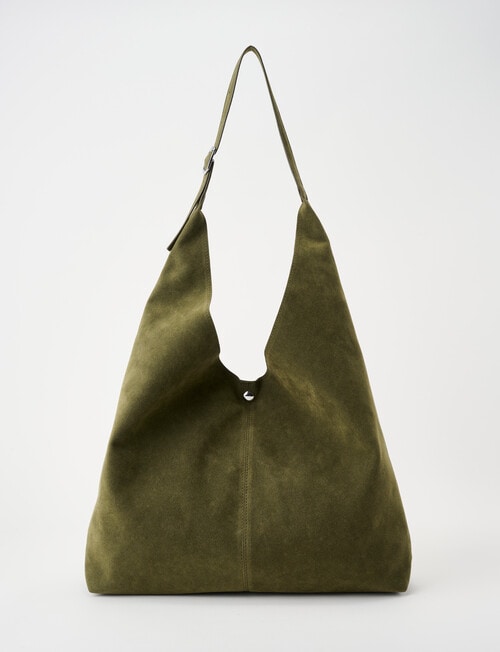 Whistle Faux Suede Tote Bag, Sea Kelp product photo View 02 L