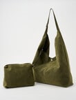 Whistle Faux Suede Tote Bag, Sea Kelp product photo View 03 S