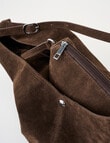 Whistle Faux Suede Tote Bag, Espresso product photo View 06 S
