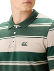 Canterbury Yarn Dyed Stripe Polo Shirt, Sycamore product photo View 03 S