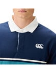 Canterbury Stripe Rugby Jersey, Dress Blue product photo View 03 S