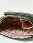 Pronta Moda Zip Pocket Crossbody Bag, Olive product photo View 05 S