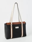 Pronta Moda Mama Tri-Colour Tote Bag, Black, Brown & Cream product photo