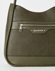 Pronta Moda Piped Shopper Bag, Olive product photo View 03 S