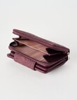 Pronta Moda French Paisley Wallet, Burgundy product photo View 04 S