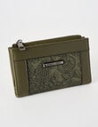 Pronta Moda Medium Paisley Wallet, Olive product photo
