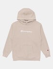 Champion Script Puff Hoodie, Frost product photo