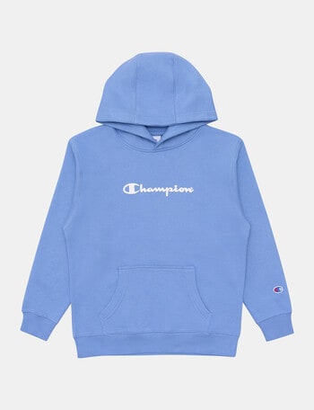 Champion Script Puff Hoodie, Blue product photo