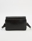 Pronta Moda Full Flap Crossbody, Black product photo View 02 S