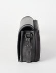 Pronta Moda Full Flap Crossbody Bag, Grey product photo View 04 S