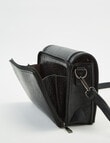Pronta Moda Full Flap Crossbody, Black product photo View 08 S