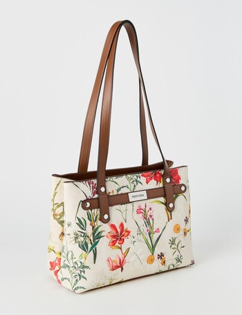Pronta Moda Floral Print Shopper Bag, Multi product photo