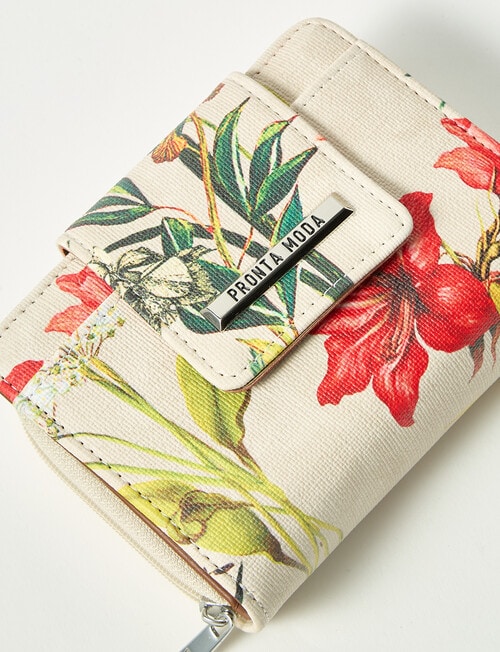 Pronta Moda Floral Print Wallet, Floral product photo View 05 L