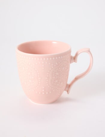 Kate Reed Parlour Lace Mug, 320ml, Pink product photo