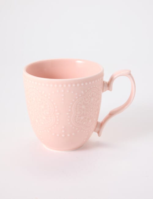 Kate Reed Parlour Lace Mug, 320ml, Pink product photo