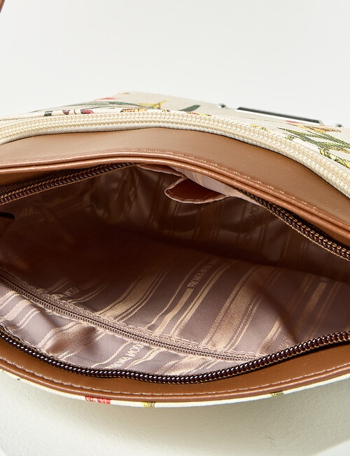 Pronta Moda Floral Print Crossbody Bag, Multi product photo View 05 L