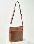 Pronta Moda Seagrass Crossbody Bag, Tan product photo