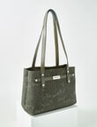 Pronta Moda Paisley Shopper Bag, Olive product photo