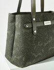 Pronta Moda Paisley Shopper Bag, Olive product photo View 02 S