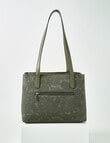 Pronta Moda Paisley Shopper Bag, Olive product photo View 03 S
