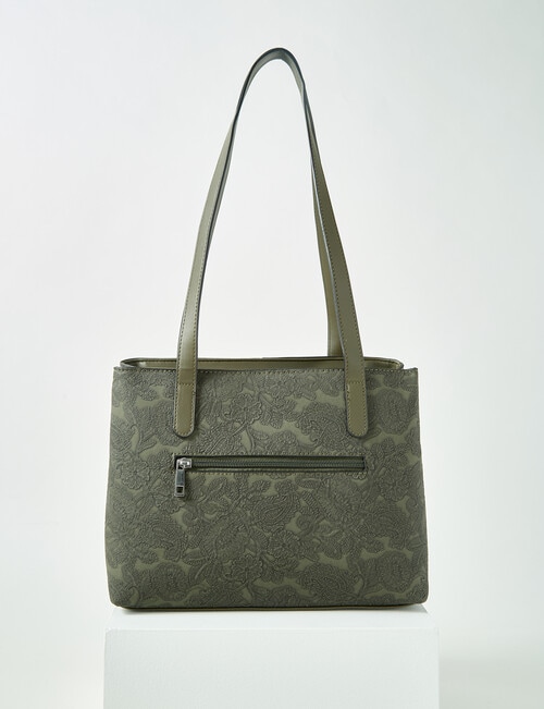 Pronta Moda Paisley Shopper Bag, Olive product photo View 03 L