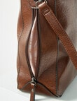 Pronta Moda Slouch Shoulder Bag, Tan product photo View 03 S