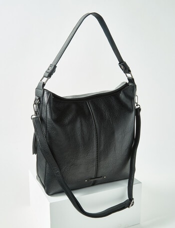 Slouch Shoulder Bag, Black product photo