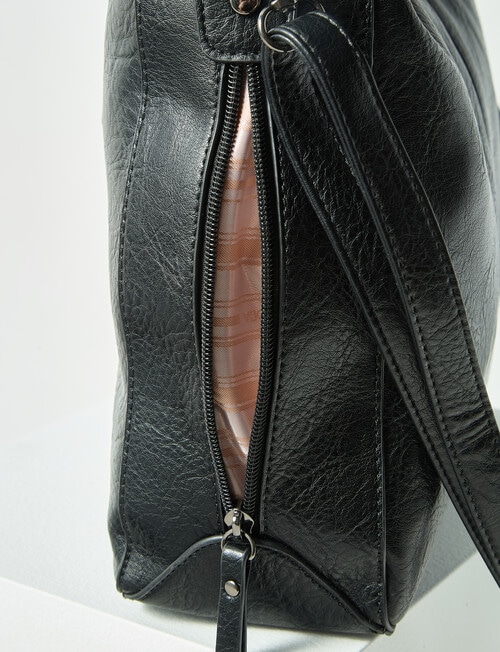 Slouch Shoulder Bag, Black product photo View 03 L