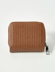 Pronta Moda Seagrass Wallet, Tan product photo View 02 S