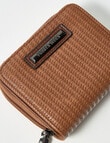 Pronta Moda Seagrass Wallet, Tan product photo View 05 S