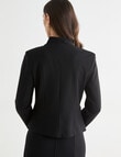 Oliver Black Ponte Notch Neck Jacket, Black product photo View 02 S