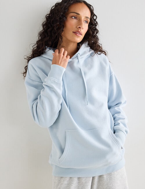 Zest Lounge Brushed Hoodie, Frost product photo View 04 L