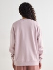 Zest Lounge Brushed Crew Neck Sweatshirt, Burnished Lilac product photo View 02 S