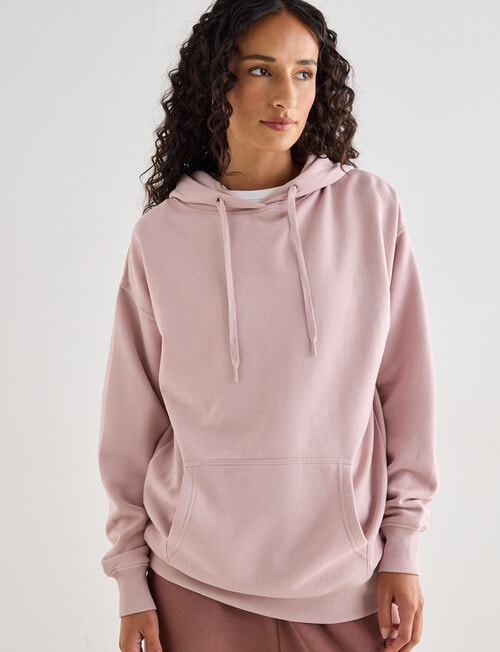 Zest Lounge Brushed Hoodie, Pink product photo